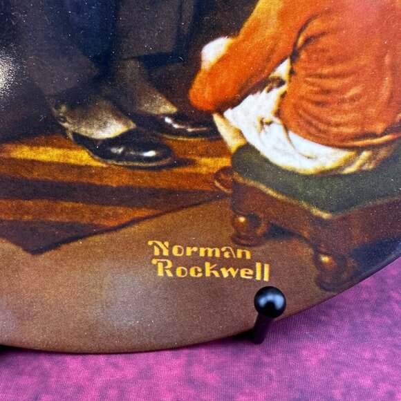 VTG "THE TYCOON" LIMITED EDITION COLLECTION by NORMAN ROCKWELL PLATE # 9,112AD - Picture 2 of 5